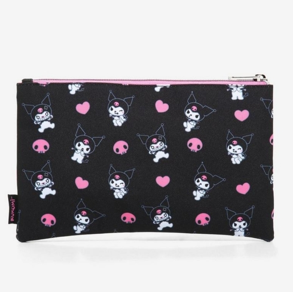 NWT Loungefly Kuromi satchel crossbody and make-up bag - Picture 9 of 13